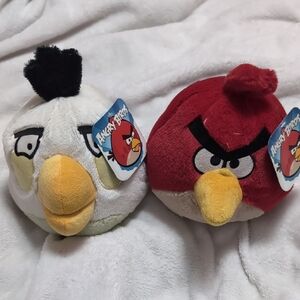 Plush Toy Set - Red and White
